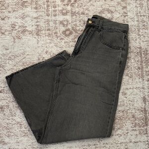 NWOT Uniqlo Women's Gray Flare Jeans